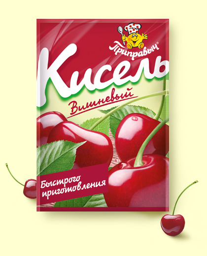 Кисель Вишневый 110г*25шт Приправыч